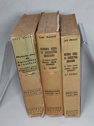 Item #103121 Historia Geral da Agricultura Brasileira: No triplice aspecto...
