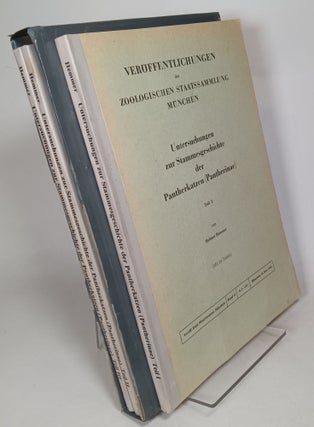 Item #113729 Veroffentlichungen der Zoologischen Staatssammlung Munchen - Untersuchungen zur...