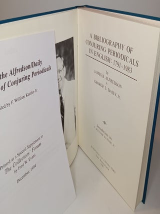 A Bibliography of Conjuring Periodicals in English: 1791-1983 (w/ Index Supplement compiled by F. William Kuethe Jr.)