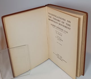 Investigations on the Theory of the Brownian Movement