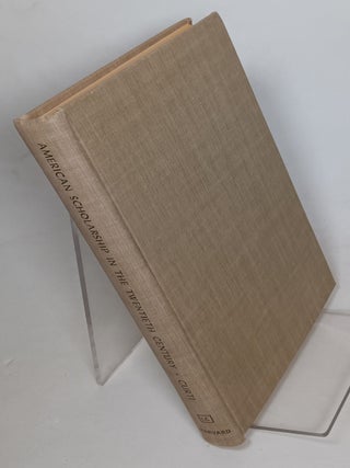 Item #124964 American Scholarship in the Twentieth Century. Merle CURTI