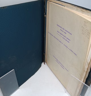 Centrifugal Pump Instructions V.4-M-Al Tugs. Globe Shipbulding Company. U.S.M.C. Hulls 886-890. Allis-Chalmers Manufacturing Order No. 1H76791 and 2-0816-129993