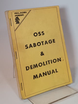 Item #138961 OSS Sabotage and Demolition Manual. n/a
