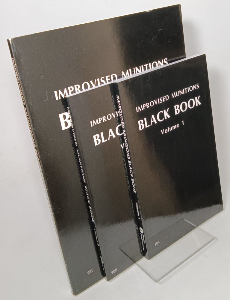 Item #140456 Improvised Munitions Black Book, 3 Volume Set. n/a.
