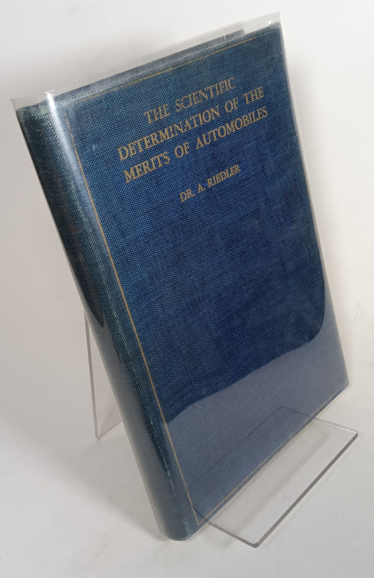 The Scientific Determination of the Merits of Automobiles; Reports I ...