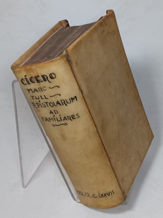Item #162632 Epistolarum Libri XVI AD Familiares ut vulgo vocantur, ex recensione Ioannis...
