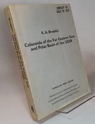 Item #164489 Calanoida of the Far Eastern Seas and Polar Basin of the USSR (translated from...