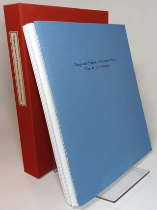 Item #165365 Design and Patterns in Decorated Papers: Wet and Dry Techniques. Michael DURGIN,...