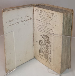 Dell’origine di Venetia Et Antiquissime Memorie de I Barbari, che distrussero per tutto’i mondo l’imerio di Roma. Onde Hebbe Principio la citta’ di Venetia Libri Undici. Con un Cronico, che serve alle nationi ricordate in essi, di nuovo revisti, et corretti, a regolati, et agiontovi molte parte tratte dalli Originali. Con gratia, et pivilegio.