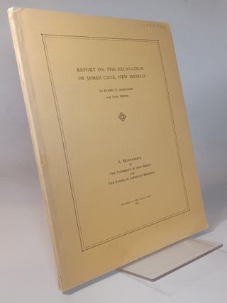 Item #166628 Report on the Excavation of Jemez Cave, New Mexico. Hubert G. ALEXANDER, Paul Reiter