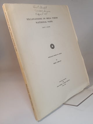 Item #166706 Excavations in Mesa Verde National Park 1947-1948. Deric O'BRYAN