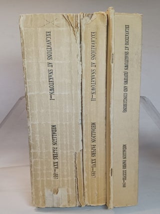 Item #166983 Excavations at Snaketown: Vol. I Material Culture, Vol. II Comparisons and Theories,...