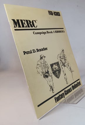 Item #167006 MERC Campaign Book 1: Rhodesia. Paul D. BAADER
