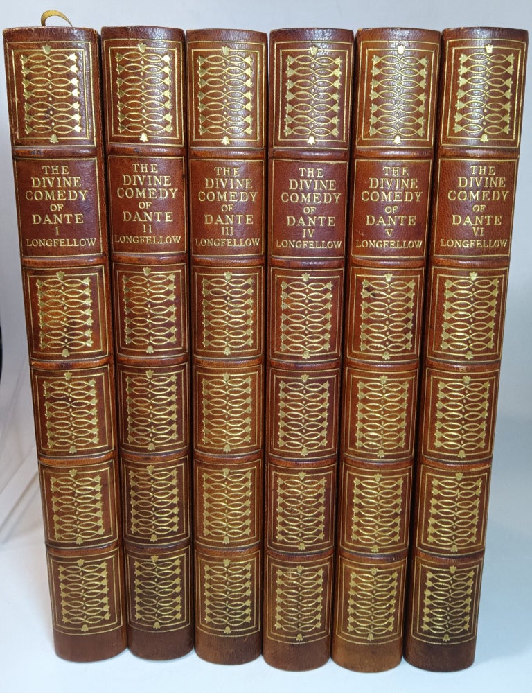 Item #167193 The Divine Comedy (6 volumes). Dante ALIGHIERI, Henry Wadsworth Longfellow.