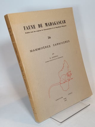 Item #74678 Mammiferres Carnivores (Faune de Madagascar ). ALBIGNAC, R