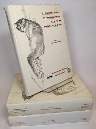 Item #74693 A Compendium of Publications From Indian Zoos in THREE (3) Volumes. ACHARJYO, S K....