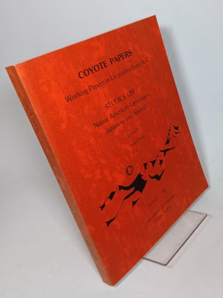 Item #76150 Studies on Native American Languages, Japanese and Spanish. DAVIS, Stuart