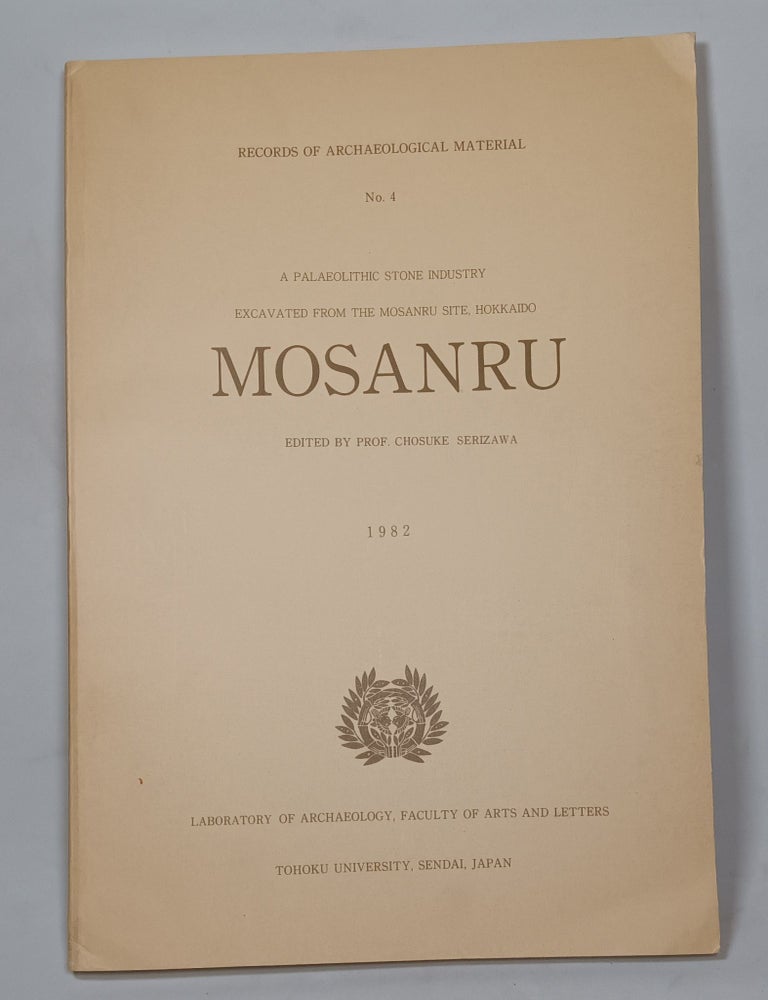 Mosanru A Palaeolithic Stone Industry Excavated from the Mosanru Site ...