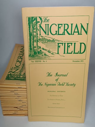 Item #85586 The Nigerian Field The Journal of the Nigerian Field Society (Lot of 26...