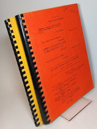 Item #86799 Before the Indian Claims Commission Shoshone Tribe of Indians of the Wind River...