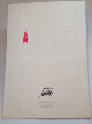 Item #95968 Quest for Fire: a Portfolio of Photographs by Ernst Haas. Ernst HAAS